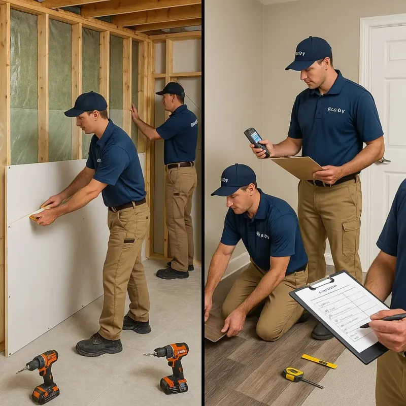 Repairs and Reconstruction process in Pinehurst, ID